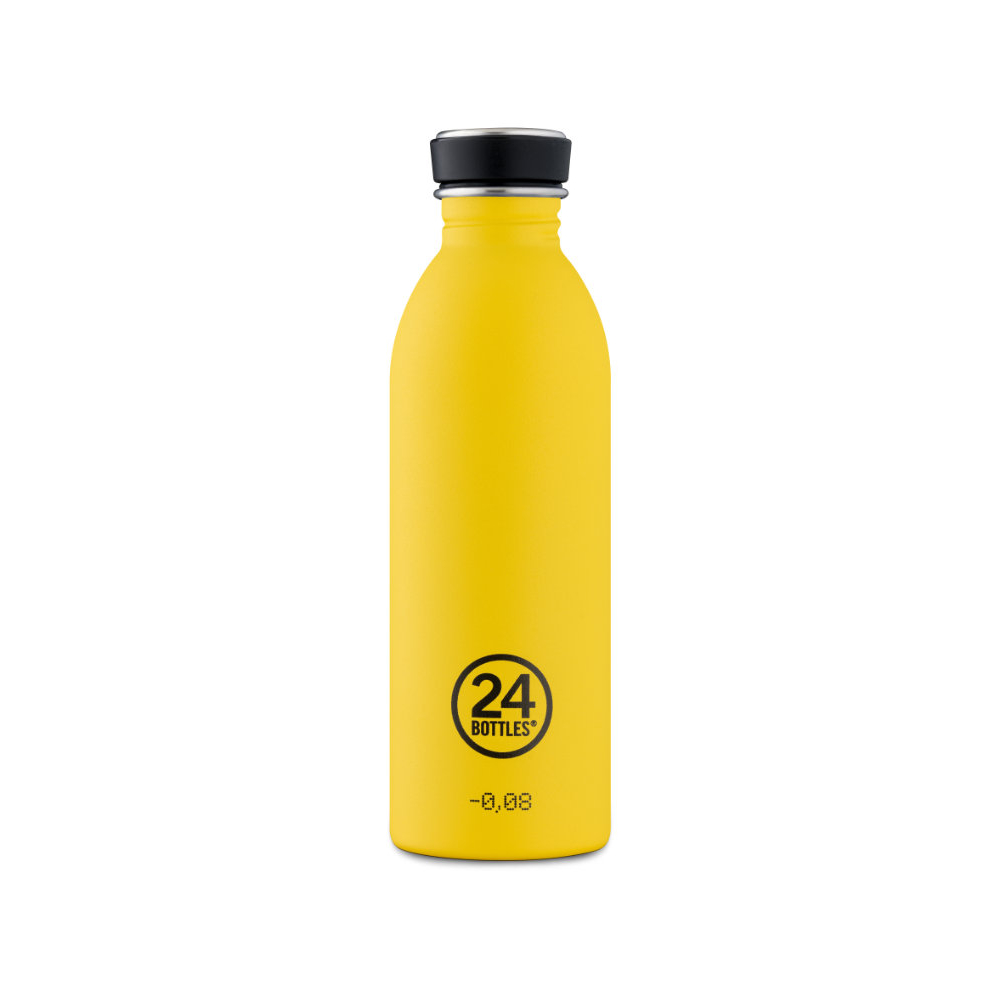 Bottle24 ® Trinkflasche aus Edelstahl 0,5 Liter