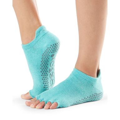 ToeSox Half-Toe LOW RISE Aqua S