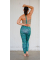 Yoga Leggings CLEO Zebra Grün/Tinte XL